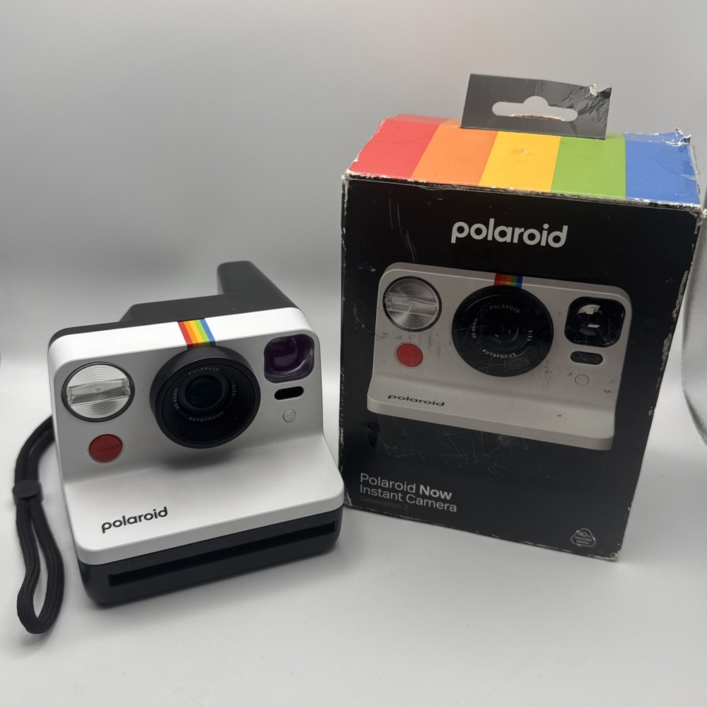 Polaroid Now Instant Film Camera Generation 2 Black & White With